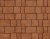 Плитка тротуарная ArtStein Старый город оранжевый старение ТП Б.2.Фсм.6  260x160, 160x100, 160x160